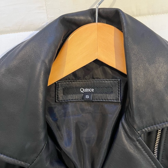 Quince NWOT Motorcycle Leather Jacket - Picture 6 of 7
